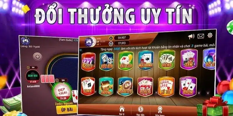 Các loại game bài đổi thưởng qua ngân hàng phổ biến tại nhà cái