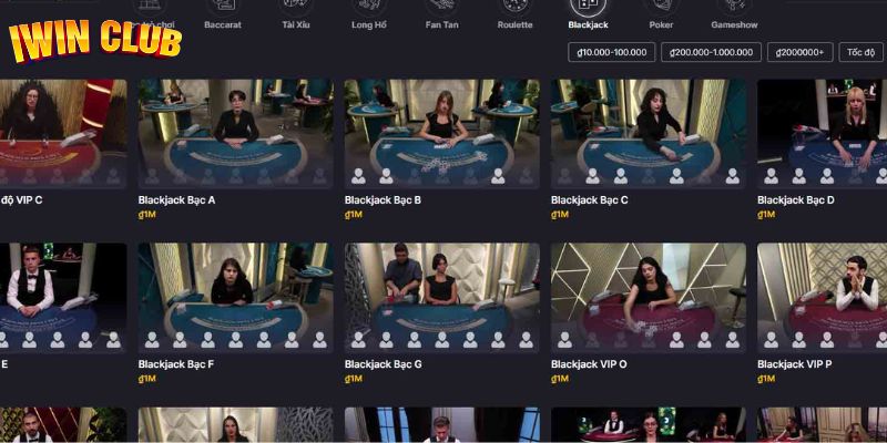 Giới thiệu live casino IWIN